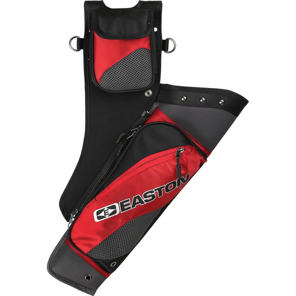 Easton Deluxe Takedown Hip Quiver W Belt Red RH Easton Target Quivers