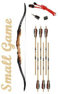 Small Game Hunting Recurve Bow Package