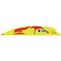 Bohning Air Vanes Camp Fire 2 in. 100 pk.