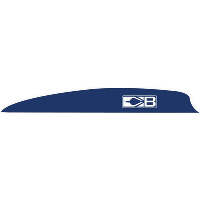 Bohning Zen Vanes Blue 4 in. 100 pk.