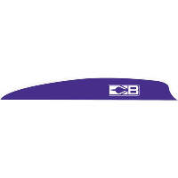Bohning Zen Vanes Purple 4 in. 100 pk.