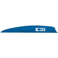 Bohning Zen Vanes Satin Blue 4 in. 100 pk.