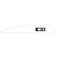 Bohning Zen Vanes White 4 in. 100 pk.