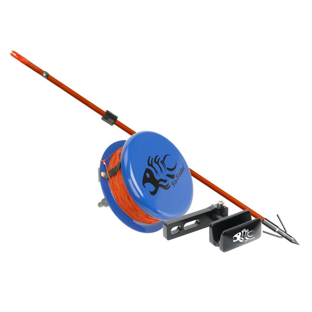 Fin-Finder Bank Runner Recurve Bowfishing Bow Package - 35lb RH, 58in Take-Down With Winch Pro Reel - View #5