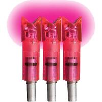 Lumenok Crossbow Nocks Pink Moon Gold Tip 3 pk.