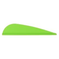 AAE Elite Plastifletch Vanes Bright Green 1.75 in. 100 pk.