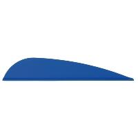 AAE Elite Plastifletch Vanes Blue 2.875 in. 100 pk.