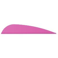AAE Elite Plastifletch Vanes Hot Pink 2.875 in. 100 pk.