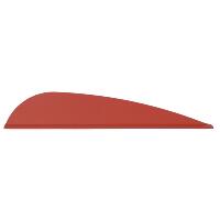 AAE Elite Plastifletch Vanes Red 2.875 in. 100 pk.