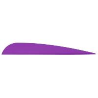 AAE Elite Plastifletch Vanes Purple 3.875 in. 100 pk.