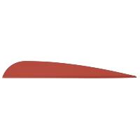 AAE Elite Plastifletch Vanes Red 3.875 in. 100 pk.