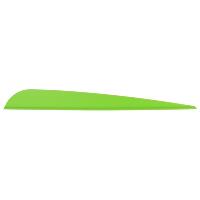 AAE Elite Plastifletch Vanes Bright Green 4.75 in. 100 pk.