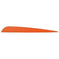 AAE Elite Plastifletch Vanes Fire Orange 4.75 in. 100 pk.