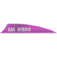 AAE Hybrid 1.85 Vanes Purple 1.85 in. Shield Cut 100 pk.