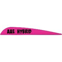 AAE Hybrid 40 Vanes Hot Pink 3.8 in. 100 pk.