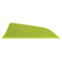 AAE Max Hunter Vanes Bright Green 2.1 in. 100 pk.