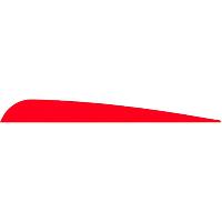 AAE Trad Vanes Fire Orange 5 in. 50 pk.