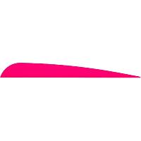 AAE Trad Vanes Hot Pink 5 in. 50 pk.