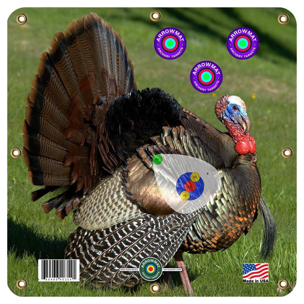 Arrowmat Foam Target Face Turkey 17x17 in.|Arrowmat target faces ...