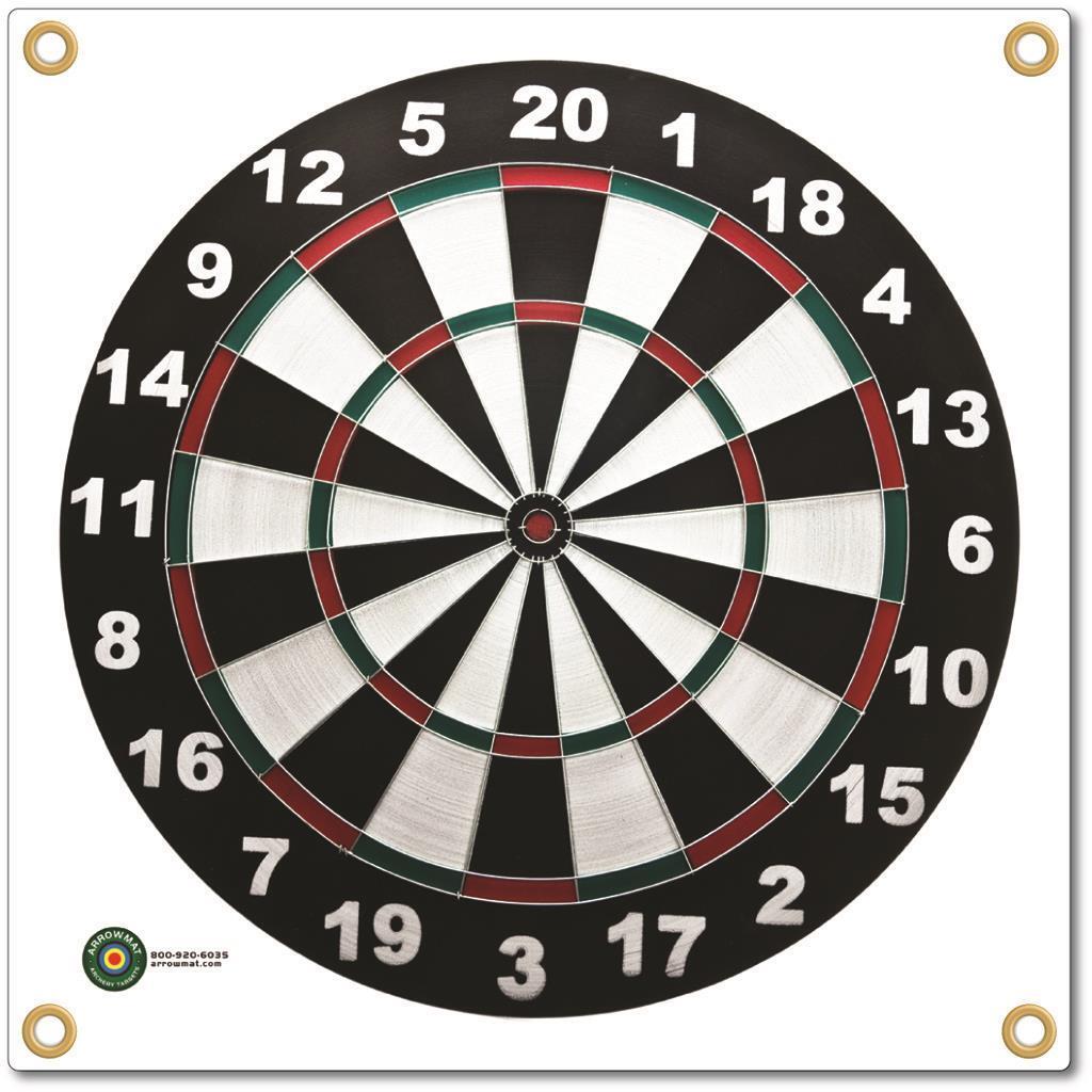 Arrowmat Foam Target Face Dartboard 17x17 in.Arrowmat target faces
