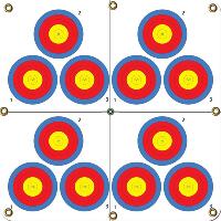 Arrowmat Foam Target Face Multi 3-Spot 34 in.x 34 in.