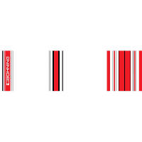 Bohning Arrow Wraps Crested Red 7 in. Standard 13 pk.