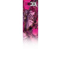 Bohning HD Arrow Wrap Pink Camouflage 4 in. 13 pk.