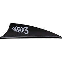 Bohning X3 Vanes Black 1.75 in. 100 pk.