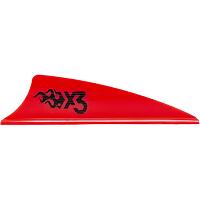 Bohning X3 Vanes Hot Pink 1.75 in. 100 pk.