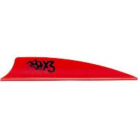 Bohning X3 Vanes Hot Pink 2.25 in. 100 pk.