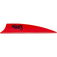 Bohning X3 Vanes Red 2.25 in. 100 pk.
