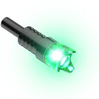 Clean Shot Nock Out Lighted Crossbow Nocks Green Talon 3 pk.