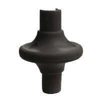 Draves Komfort Kiss Kisser Button Black 1 pk.