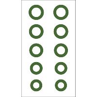Gunstar Chubby Circle Reticle Set Green