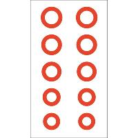 Gunstar Chubby Circle Reticle Set Orange