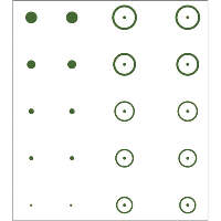 Gunstar Pro Series Precision Reticle Set Green