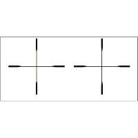 Gunstar Rifle Crosshair Black