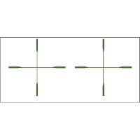 Gunstar Rifle Crosshair Green