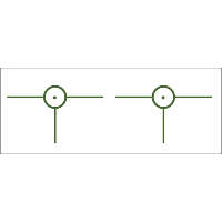 Gunstar Tactical 3D 2 Reticle Green