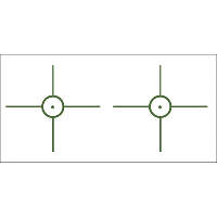 Gunstar Tactical 3D 3 Reticle Green