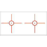Gunstar Tactical 3D 3 Reticle Orange