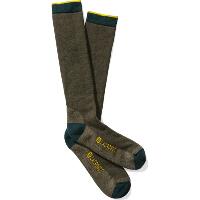 Lacrosse Men's Merino Midweight Socks Over Calf Green Medium