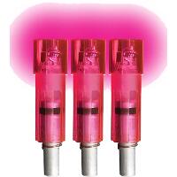 Lumenok Crossbow Nocks Pink Flat Excalibur 3 pk.