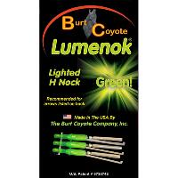 Lumenok Lighted Nocks Green H 3 pk.