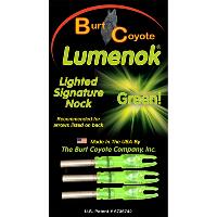 Lumenok Lighted Nocks Green S 3 pk.