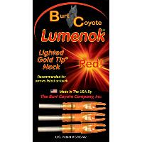 Lumenok Lighted Nocks HD Orange Gold Tip 3 pk.
