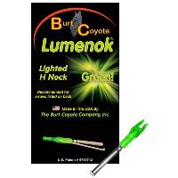 Lumenok Lighted Nocks Green H 1 pk.