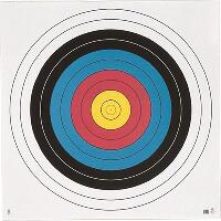 Maple Leaf Target Face FITA 10-Ring 80 cm. 12 pk.