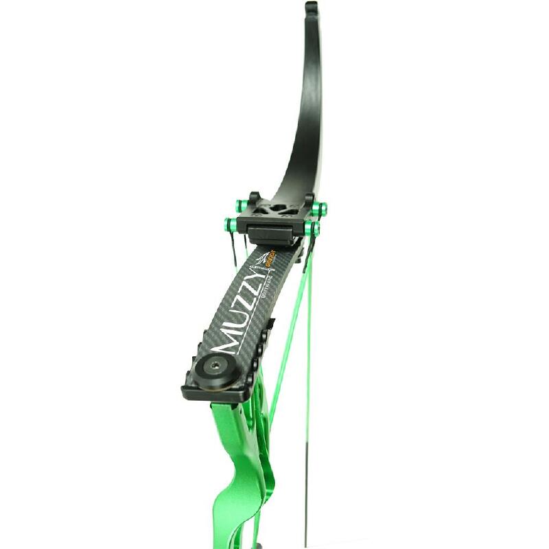 Muzzy LV-X Bowfishing Bow Green 25-29 in. 25-50 lbs. RH|Muzzy