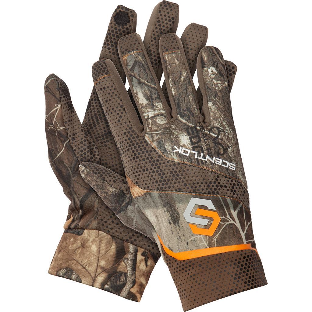 ScentLok Savanna Lightweight Shooters Glove Realtree Edge MediumScentLok hunting clothing